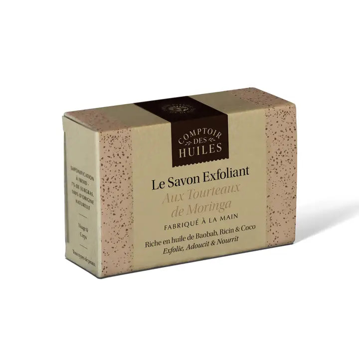 Cold Processed Soap Organic  - Exfoliant Moringa particles